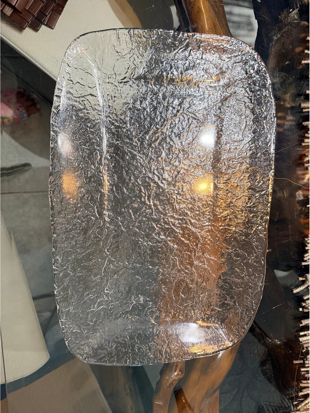 Glass tray